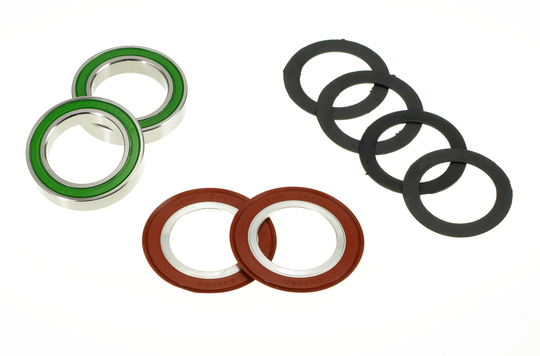 BKS-54114 - stainless steel, Angular-Contact, Bottom Bracket Bearing Kit for Shimano 24mm cranksets and BB86/92 pressed-in bottom bracket cups