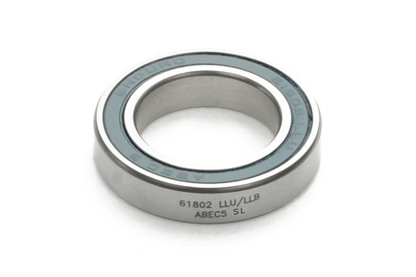 Enduro 61802 LLU/LLB A5 SL - Solid-Lube, ABEC-5 Radial Bearing (CN Clearance) - 15mm x 24mm x 5mm