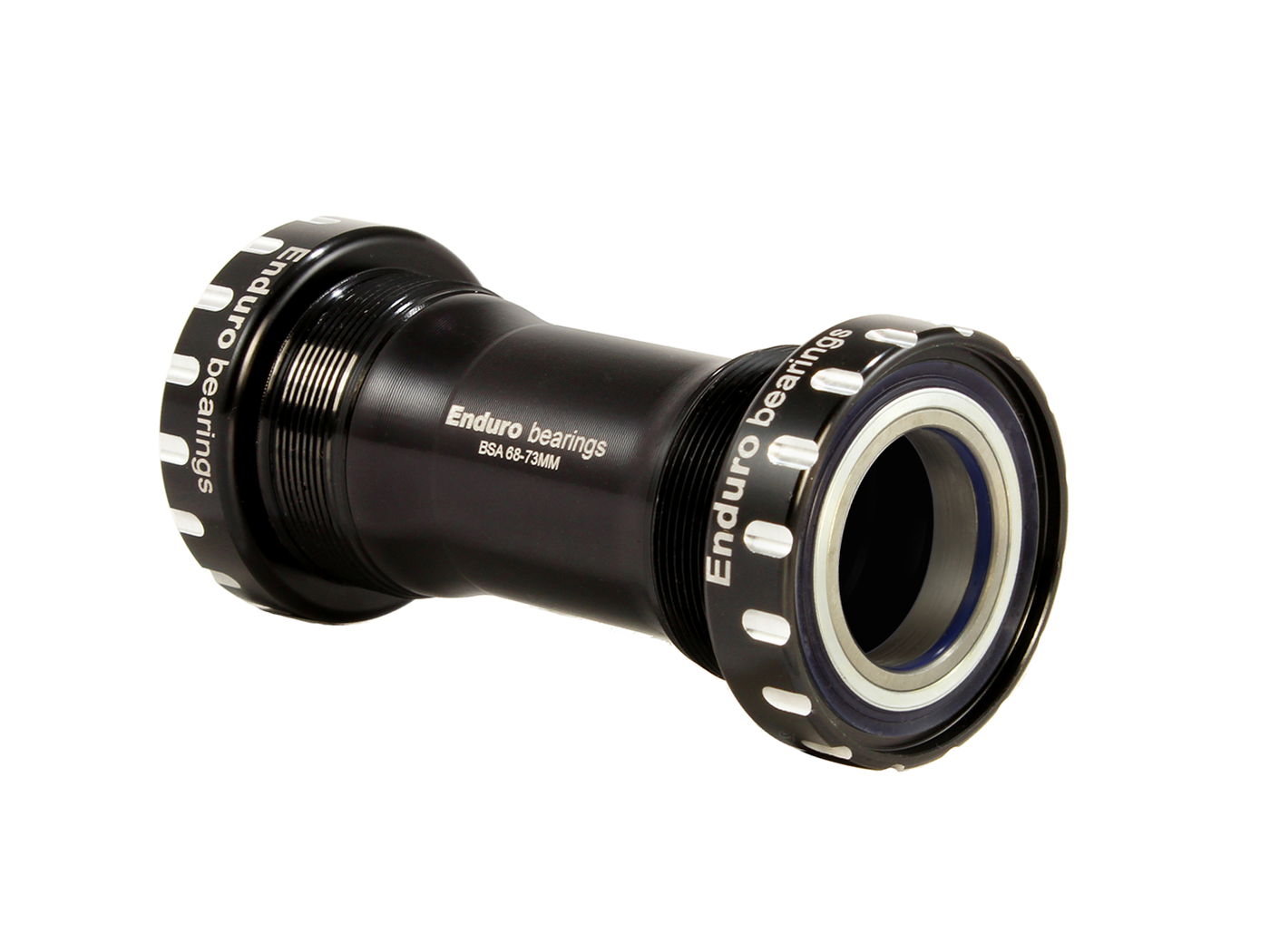 Enduro BKC-0560 - BSA Thread-In, Ceramic, XD-15 Corsa, 45 degree, Angular Contact, Bearing Bottom Bracket fo BSA Threaded Framesets for Shimano 24mm Cranksets