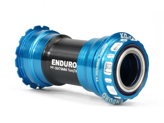 BKC-0674 - TorqTite, Ceramic, XD15 Corsa, 45 degree Angular Contact, Bearing Bottom Bracket for BBRight Framesets to Shimano 24mm Cranksets - Blue