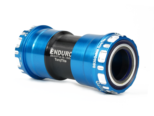 BKC-0682 - TorqTite, Ceramic, XD15 Corsa, 45 degree Angular Contact, Bearing Bottom Bracket for BB30 Framesets to Shimano 24mm Cranksets -Blue