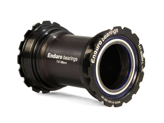 BKC-0721 - T47-Internal, Threaded, Ceramic Hybrid, XD15 Corsa, 45 degree Angular Contact, Bearing Bottom Bracket for T47 Framesets and 30mm Cranksets