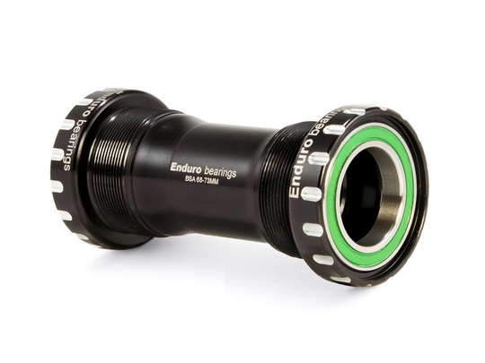 BKC-0802 - BSA Thread-In, Ceramic-Hybrid, XD15, Angular Contact, Bearing Bottom Bracket for BSA Threaded Framesets for Shimano 24mm Cranksets