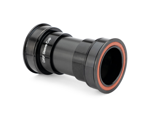 BKC-7016- Press-In, Ceramic-Hybrid, Black-Oxide, Flanged, Double-Row Bottom Bracket solution for BB86/92 framesets to SRAM DUB cranksets
