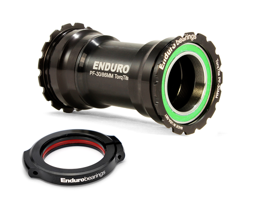 BKS-0179 - TorqTite, 440C Stainless, Angular Contact, Bearing Bottom Bracket for BB386 Framesets and SRAM DUB Cranksets