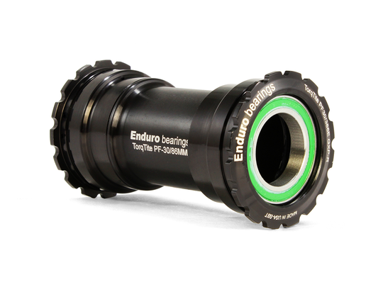 BKS-0199 - TorqTite, 440C Stainless, Angular Contact, Bearing Bottom Bracket for BB386 Framesets and SRAM GXP Cranksets