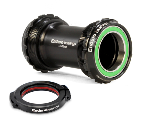 BKC-0771 - T47-External, Threaded, Ceramic Hybrid, XD15, Angular Contact Bearing, Bottom Bracket for T47 Framesets and SRAM DUB/29mm Cranksets