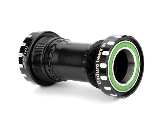 BKS-02349 - Angular Contact 440C Stainless Italian Thread Bottom Bracket for Shimano 24mm Cranksets