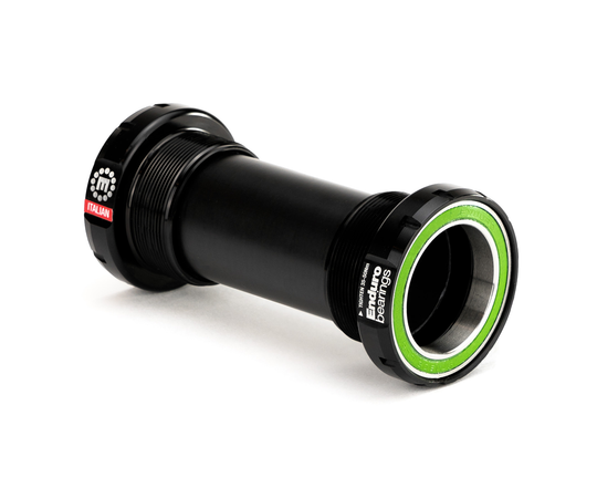 BKS-0444 - Italian Thread-In , Angular Contact, stainless steel Bottom Bracket for 30mm Cranksets (spindle length 104mm or longer)