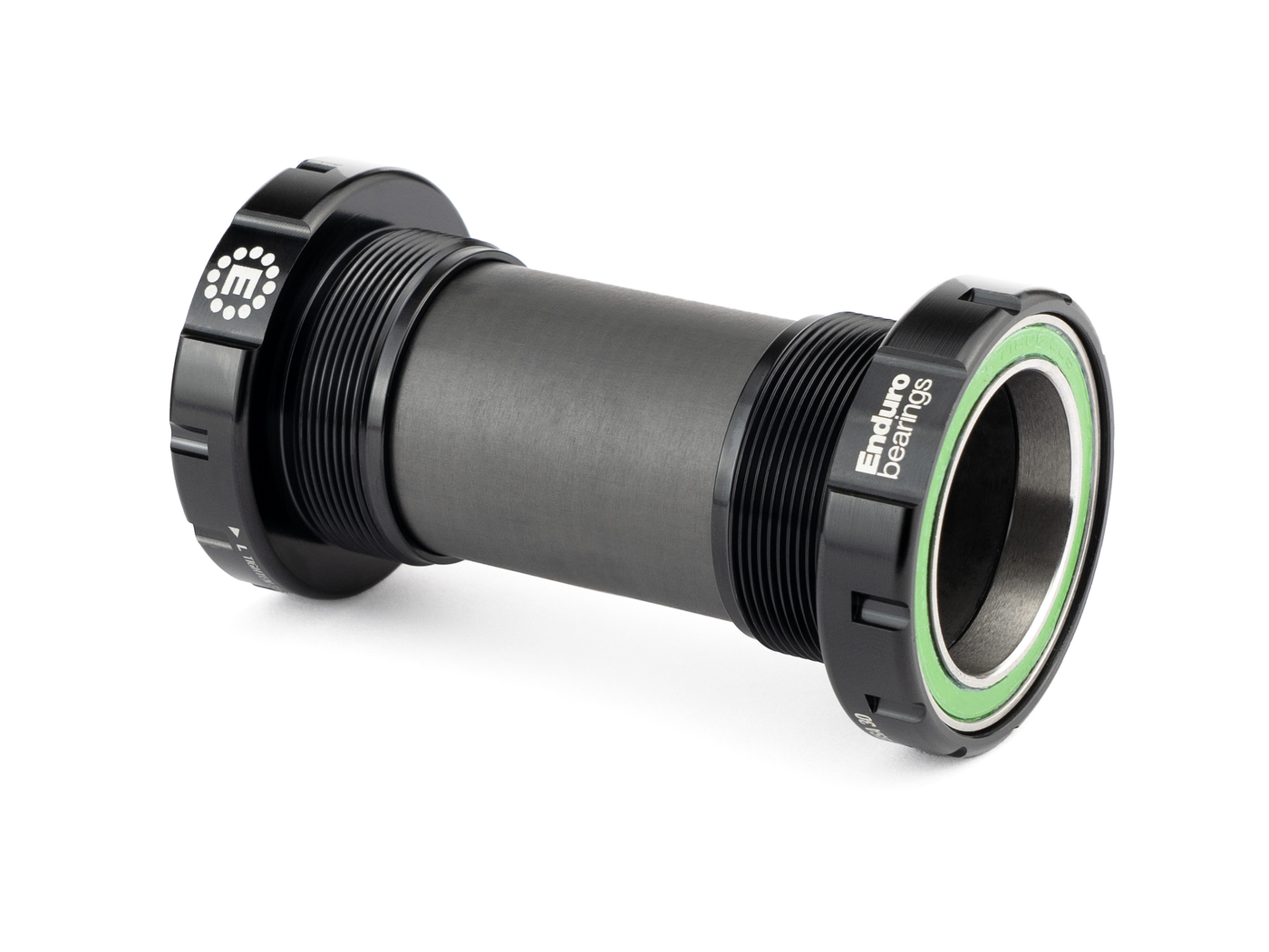 Enduro BKS-6053 - BSA Thread-In, Angular Contact, stainless steel Bottom Bracket for 30mm Cranksets (spindle length of 104mm or more) - Black