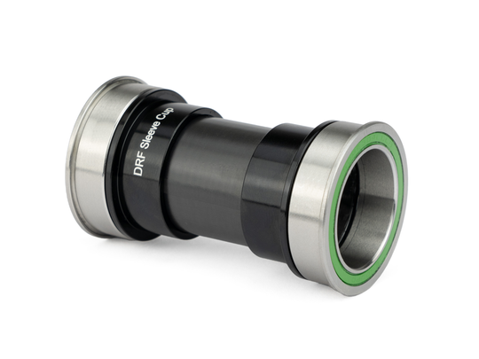 BKS-7015 - Press-In, Flanged, Double-Row, stainless steel Bottom Bracket solution for BB86/92 framesets to BB30 style cranksets