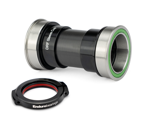 BKS-7015 - Press-In, Flanged, Double-Row, 440C Stainless Bottom Bracket solution for BB86/92 framesets to BB30 style cranksets