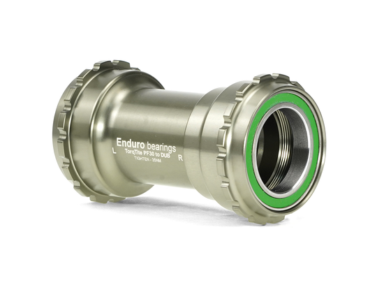 BKSR-0137 - TorqTite, 440C Stainless, Radial Bearing Bottom Bracket for PF30 Framesets and SRAM DUB Cranksets