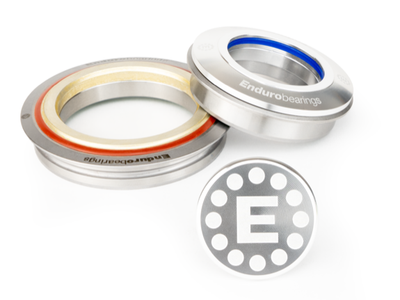 Enduro HDK-0010-S - Maxhit Zero-Stack Headset Kit 1-1/8 x 1-1/2 (44/56mm)-Silver