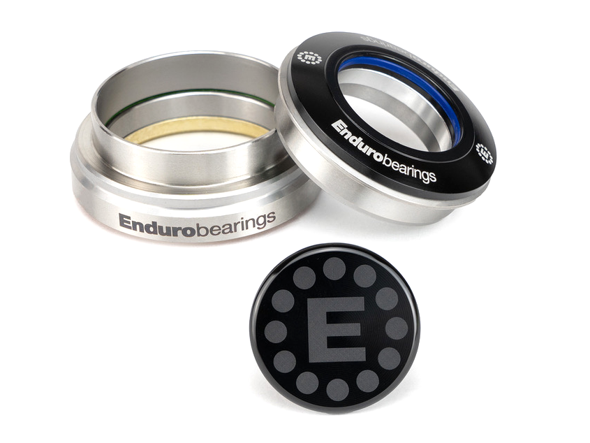 Enduro HDK-0022 - Maxhit Zero-Stack/External Cup Headset Kit 1-1/8 x 1-1/2 (44/44mm)-Black