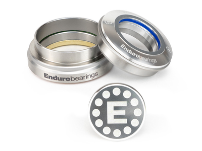 Enduro HDK-0022-S - Maxhit Zero-Stack/External Cup Headset Kit 1-1/8 x 1-1/2 (44/44mm)-Silver