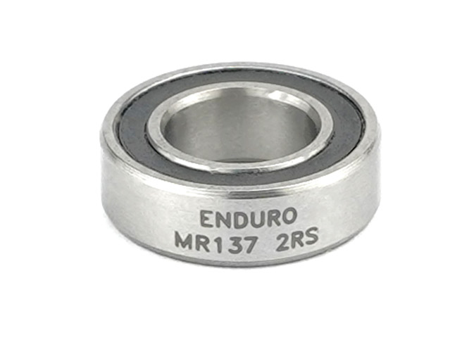 Enduro MR 137 2RS - ABEC-3 Radial Bearing (C3 Clearance) - 7mm x 13mm x 4mm