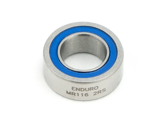 MR 116 2RS - ABEC-3 Radial Bearing (C3 Clearance) - 6mm x 11mm x 4mm
