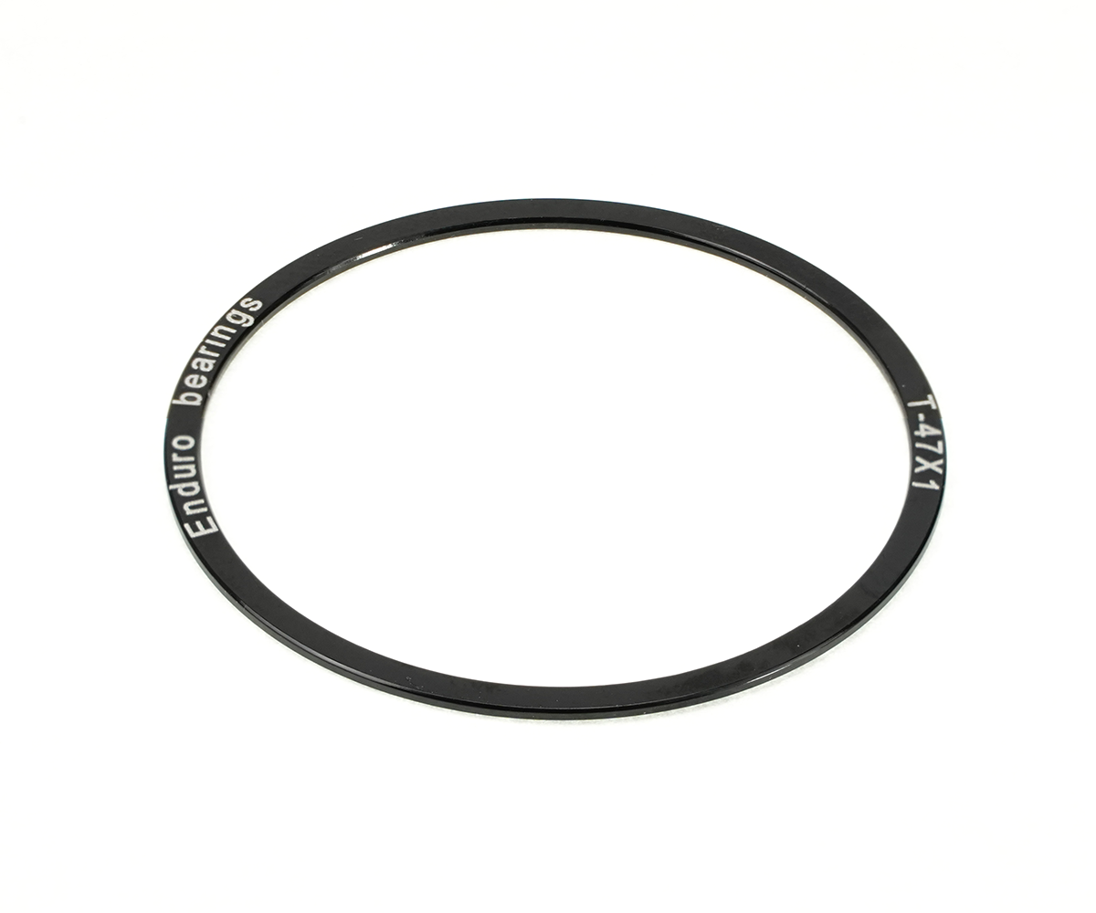 Enduro WA 47-AL-1 - 47mm ID BB (T47) Cup Spacer - 1mm (6061 Aluminum)