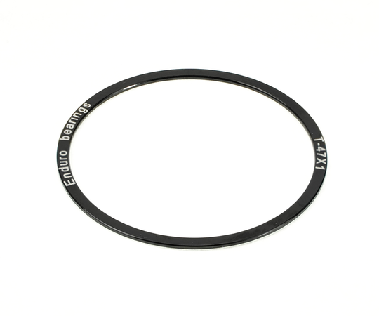 WA 47-AL-1 - 47mm ID BB (T47) Cup Spacer - 1mm (6061 Aluminum)