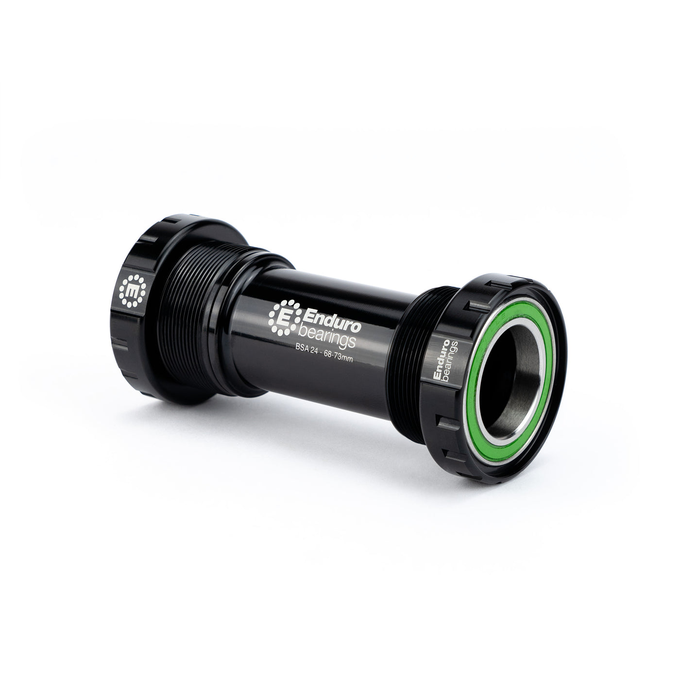 Enduro BKC-0801 - BSA Thread-In, Ceramic-Hybrid, XD-15, Angular Contact, Bearing Bottom Bracket  for BSA Threaded Framesets & Shimano 24mm Cranksets