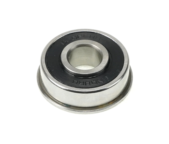 608 FE 2RS - ABEC-3, Flanged, Extended Race, Radial Bearing (C3 Clearance) - 8mm x 22/24mm x 7/8mm