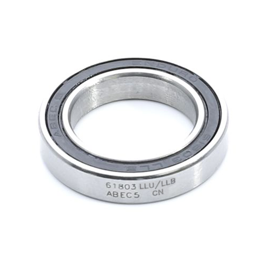 Enduro Bicycle Products, Hub Bearings - 61803 LLU/LLB CN- ABEC-5
