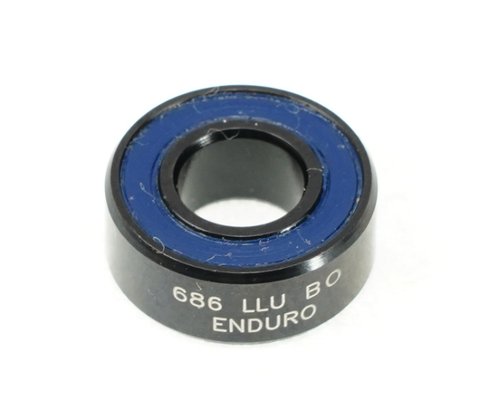 686 LLU BO - Black-Oxide, ABEC-3 Radial Bearing (C3 Clearance) - 6mm x 13mm x 5mm