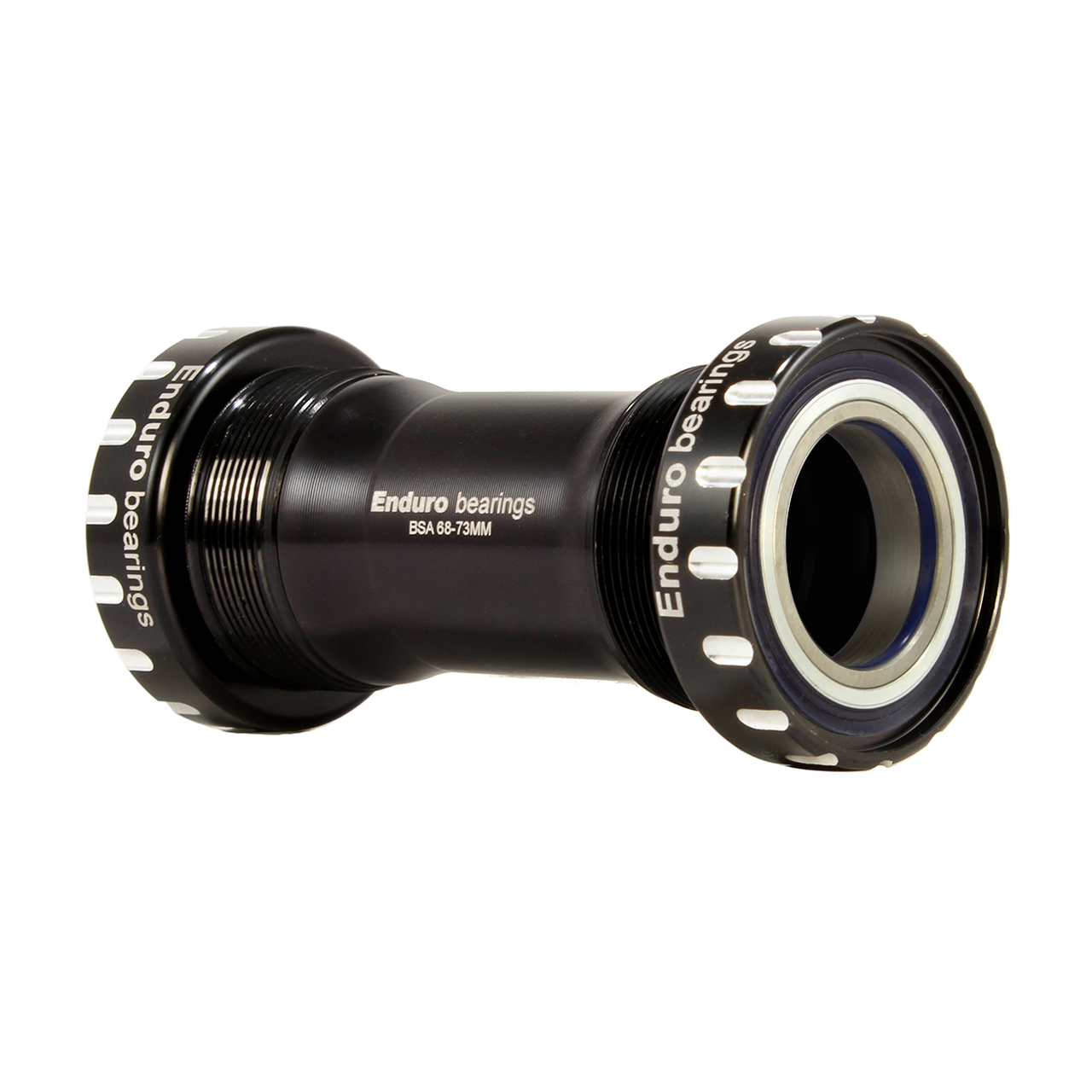 Enduro BKC-0560 - BSA Thread-In, Ceramic, XD-15 Corsa, 45 degree, Angular Contact, Bearing Bottom Bracket for 68mm BSA Threaded Framesets for Shimano 24mm Cranksets