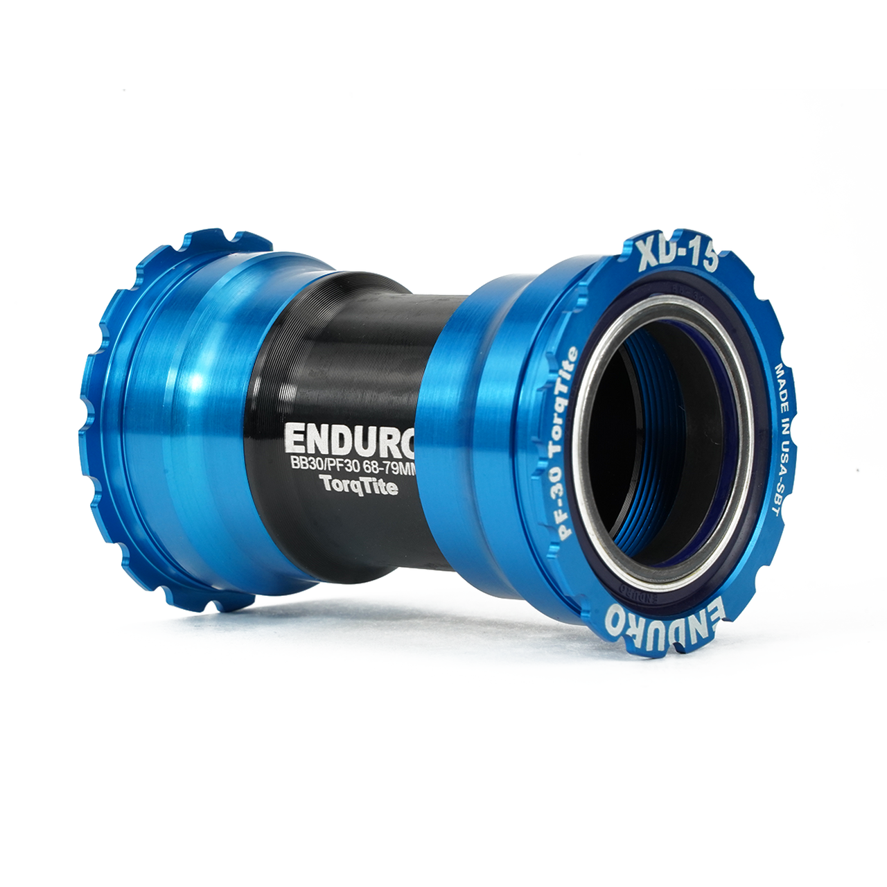 Enduro BKC-0650 - - TorqTite, Ceramic, XD-15 Corsa, 45 degree, Angular Contact, Bearing Bottom Bracket for PF30 Framesets to 30mm Cranksets