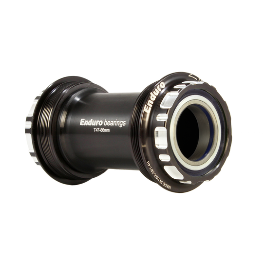 BKC-0741 - T47-External Threaded, Ceramic Hybrid, XD15 Corsa, 45 degree Angular Contact, Bearing Bottom Bracket for T47 Framesets and Shimano 24mm Cranksets