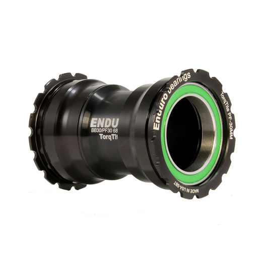 BKS-0131 - TorqTite, stainless steel, Angular Contact, Bearing Bottom Bracket for PF30 Framesets and 30mm Cranksets (under 90mm spindle length)