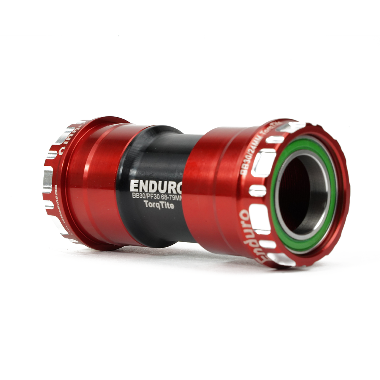 Enduro BKS-0150 - TorqTite, Stainless Steel, Angular Contact, Bearing Bottom Bracket for BB30 Framesets and Shimano 24mm Cranksets