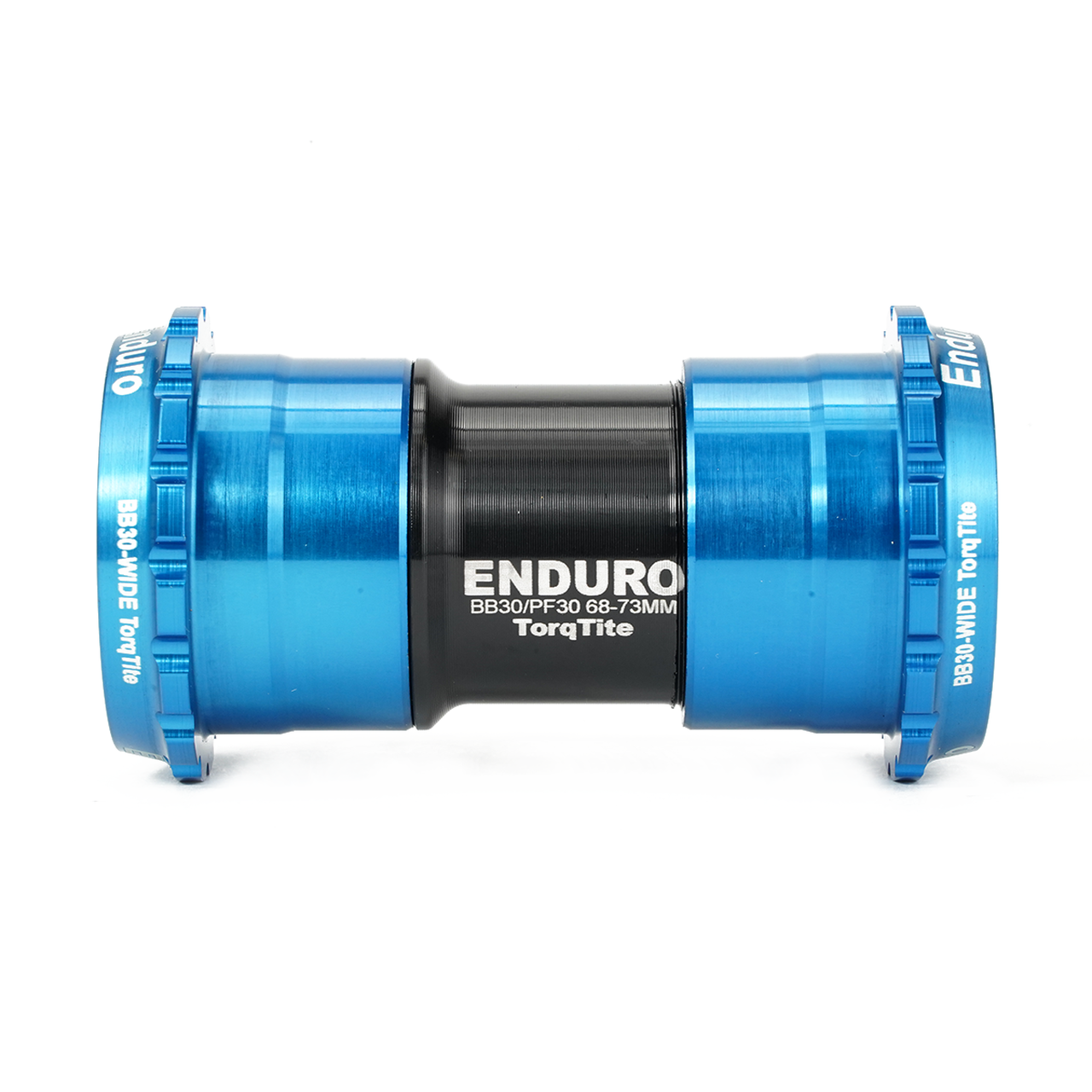 Enduro BKS-0157 - TorqTite, Stainless Steel, Angular Contact, Bearing Bottom Bracket for BB30 Framesets and 30mm Cranksets - straight view