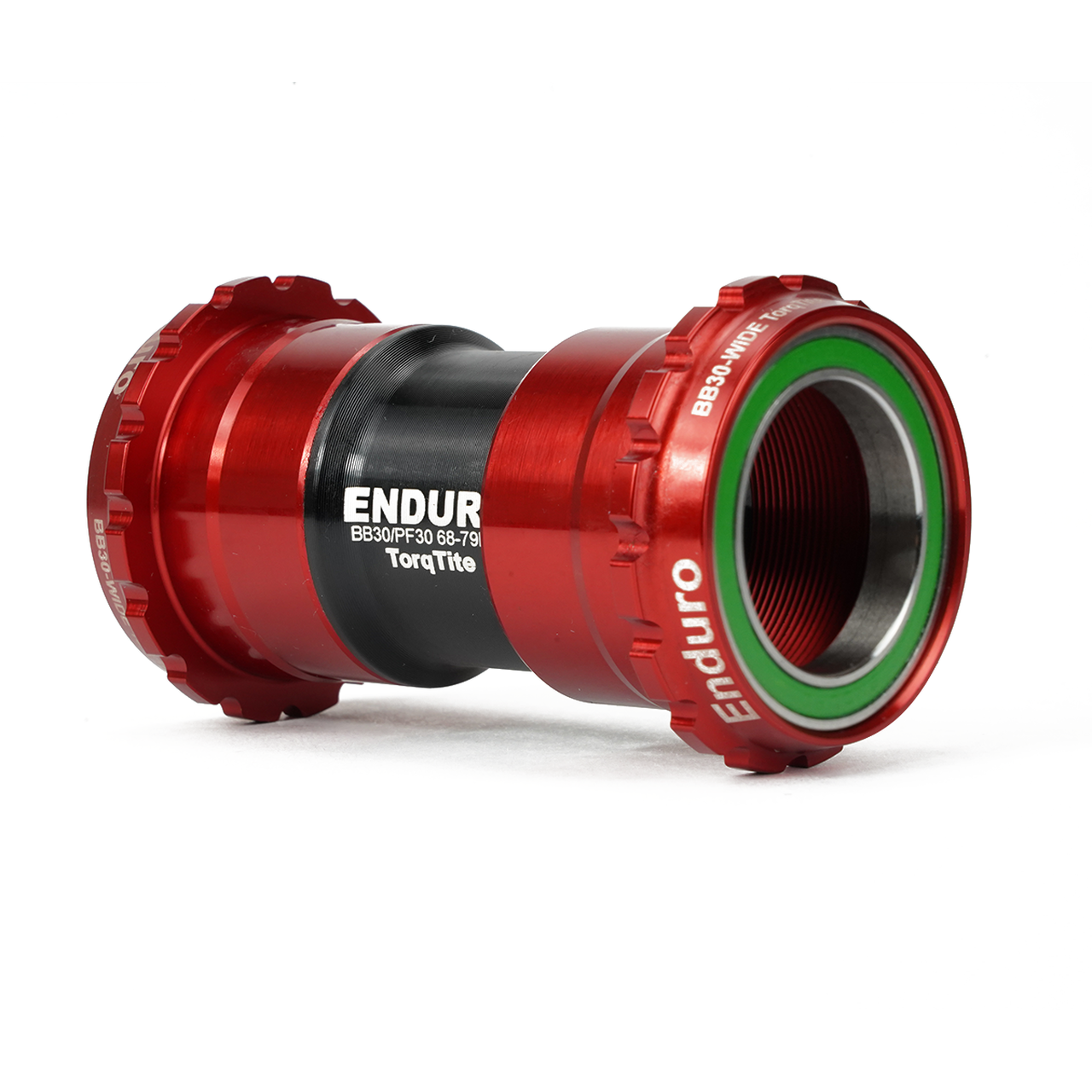 Enduro BKS-0158 - TorqTite, Stainless Steel, Angular Contact, Bearing Bottom Bracket for BB30 Framesets and 30mm Cranksets