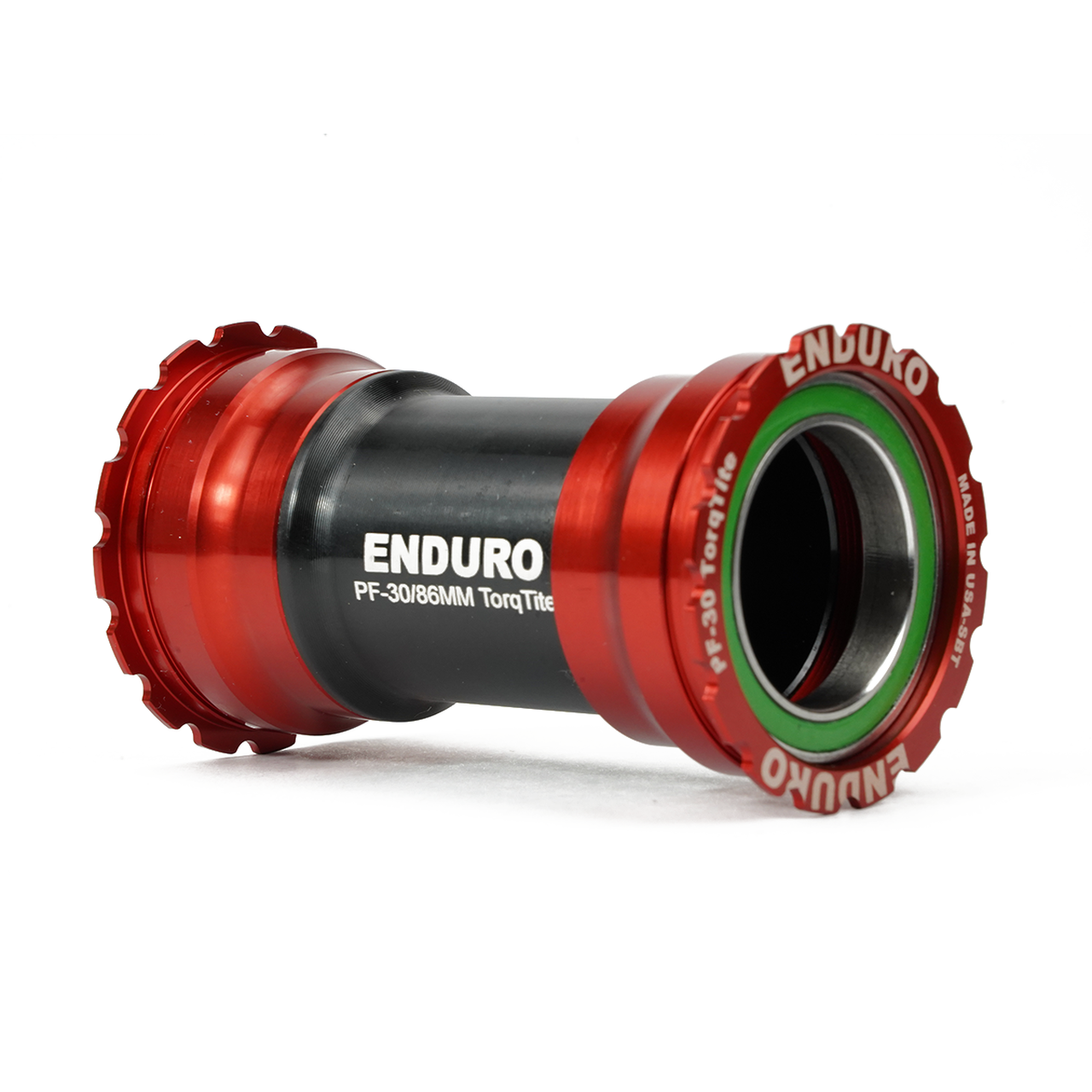 Enduro BKS-0160 - TorqTite, Stainless Steel, Angular Contact, Bearing Bottom Bracket for BB386 Framesets and 30mm Cranksets