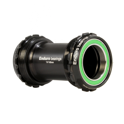 Enduro BKC-0776 - T47-External, Threaded, Ceramic Hybrid, XD15, Angular Contact Bearing, Bottom Bracket for T47 Framesets and 30mm Cranksets