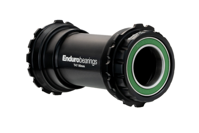 Enduro BKC-0750 - T47-Asymmetrical, Thread-In, XD15 Ceramic-Hybrid, Angular-Contact Bearing Bottom Bracket for Shimano-type (24mm) spindles.