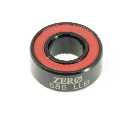 CO 686 LLB - Enduro Zero, Black-Oxide, Ceramic Hybrid, ABEC-5, Radial Bearing (C3 Clearance) - 6mm x 13mm x 5mm